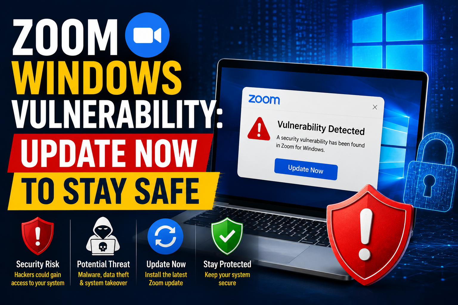 Zoom Windows vulnerability: Update Now to Stay Safe