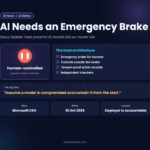 Satya Nadella AI emergency brake: trust architecture for AI models
