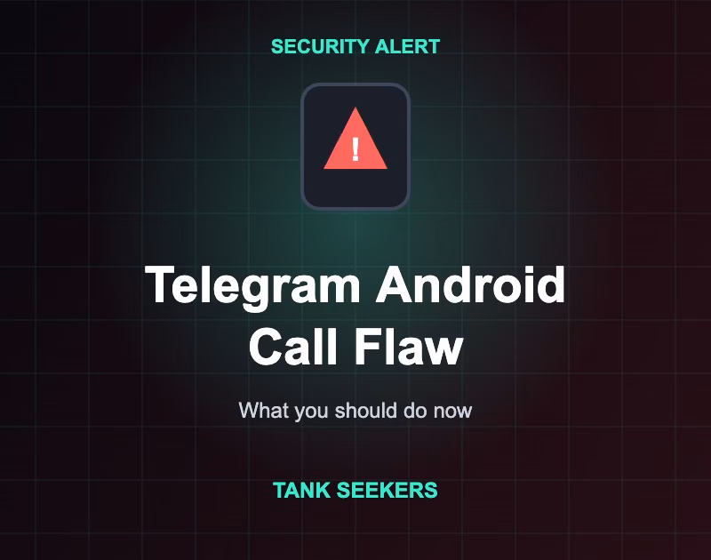 Telegram Android flaw security alert